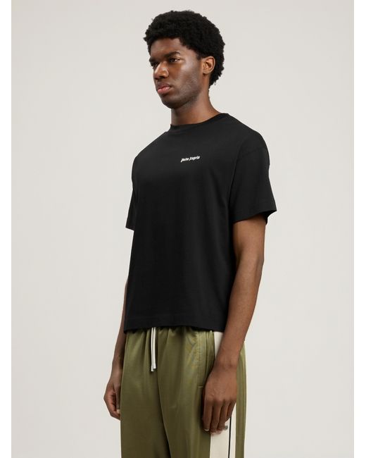 Palm Angels Blue Classic Logo T-Shirt Tripack for men