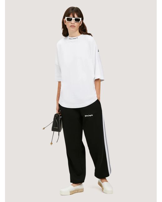 Palm Angels Natural Classic Logo Over Tee