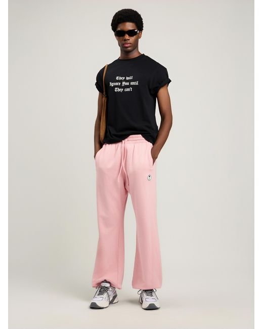 Palm Angels Black Statement T-Shirt for men