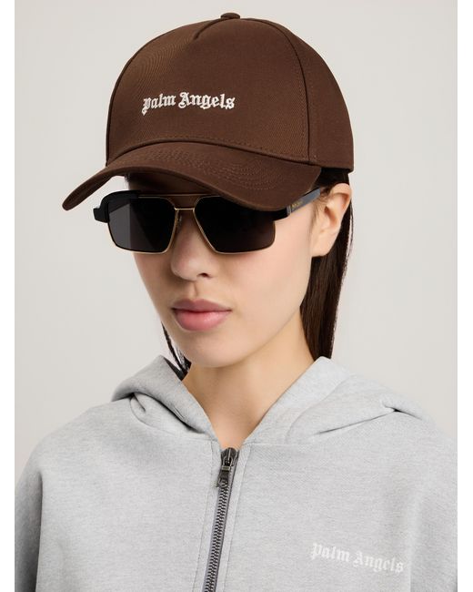 Palm Angels Brown Classic Logo Cap for men