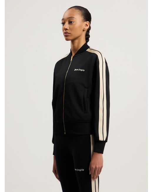 Palm Angels Blue Classic Logo Track Bomber Jacket