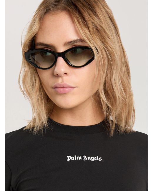 Palm Angels Black Classic Logo Baby T-Shirt