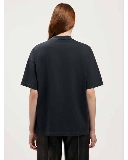 Palm Angels Black Bra Loose T-Shirt
