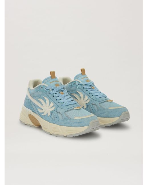 Palm Angels Blue Pa 4 Sneakers