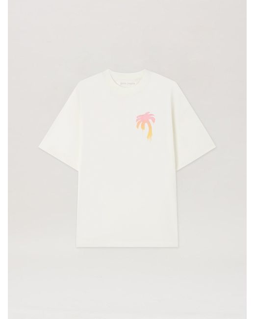Palm Angels Natural I Love Pa Loose T-Shirt