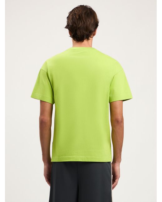Palm Angels Green Spray Bear T-Shirt for men