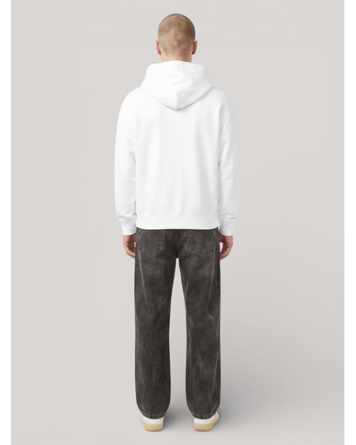 Palm Angels White Broken Bear Cortina Hoodie for men