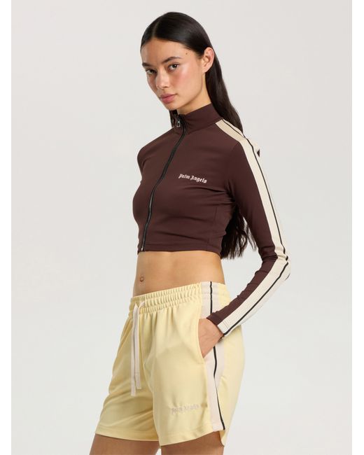 Palm Angels Multicolor Classic Logo Training Jacket Mauve