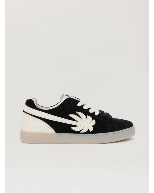 Palm Angels Multicolor Palm Tennis Suede Sneakers for men