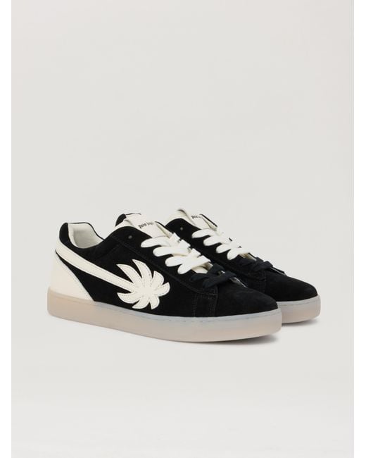 Palm Angels Multicolor Palm Tennis Suede Sneakers for men
