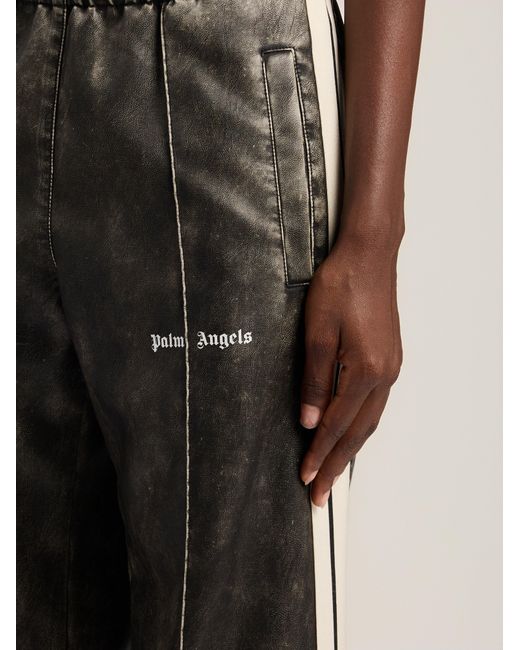 Palm Angels Black Classic Logo Track Pants