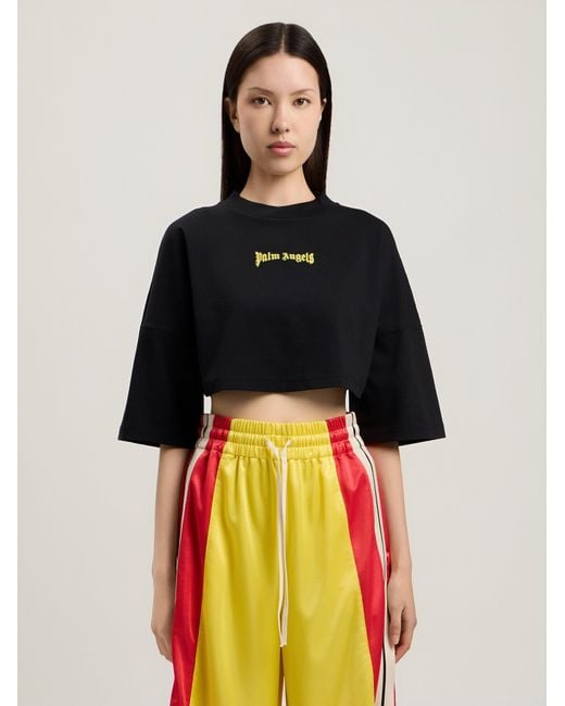 Palm Angels Multicolor Outline Logo Mini T-Shirt