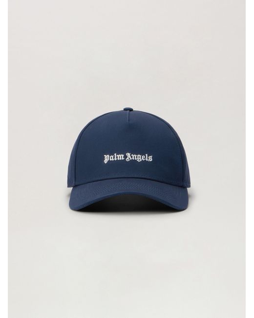 Palm Angels Blue Classic Logo Cap for men
