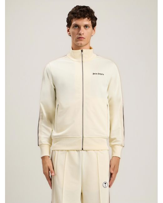 Palm Angels Natural Classic Logo Track Jacket for men