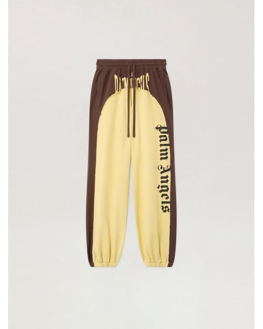 Palm Angels Metallic Vintage Logo Loose Sweatpants for men