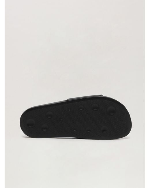 Palm Angels Black Classic Logo Pool Slider