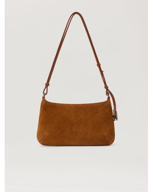 Palm Angels Brown Suede Giorgina Bag