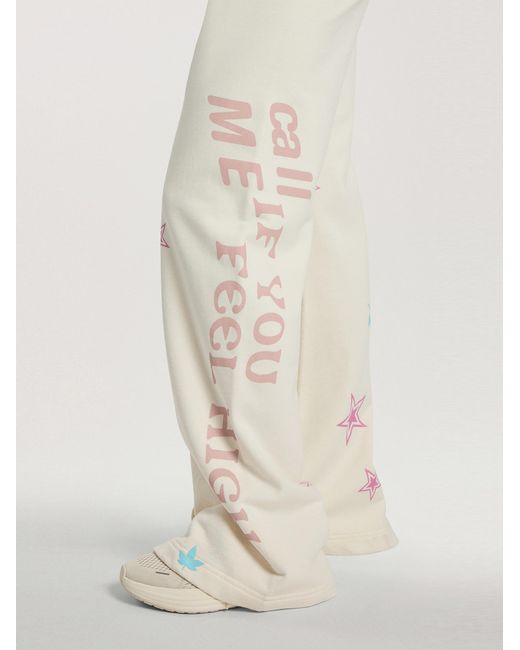 Palm Angels White Feel High Sweatpants