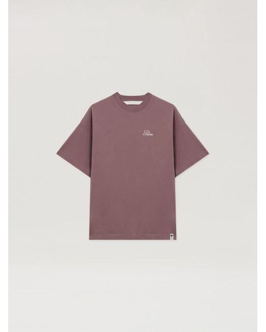 Palm Angels Purple Palm Sway Loose T-Shirt