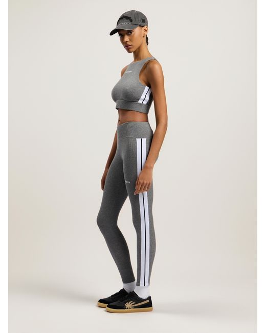 Palm Angels Gray Training Track Top