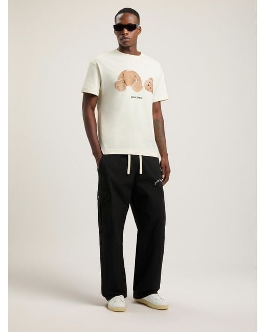 Palm Angels Natural Bear T-Shirt for men