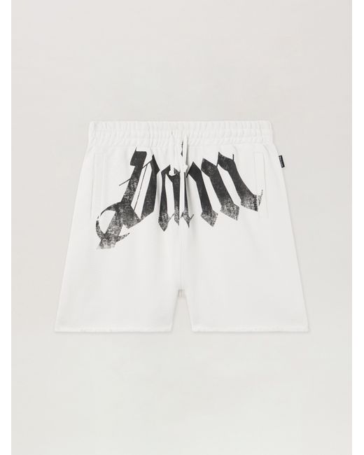 Palm Angels Multicolor Big Waist Logo Sweatshorts for men