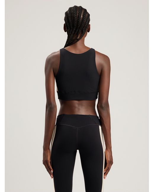 Palm Angels Black Classic Logo Active Track Top
