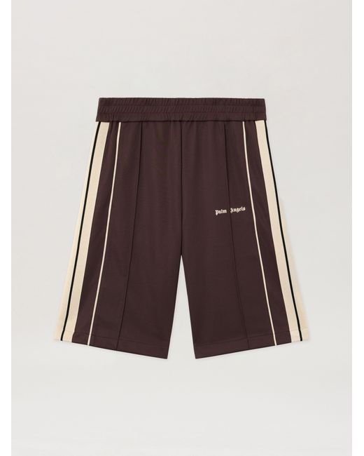 Palm Angels Multicolor Classic Logo Vintage Track Shorts for men