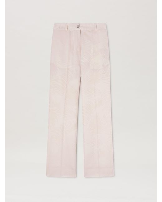 Palm Angels Pink Palms Jacquard Wide Pants Soft