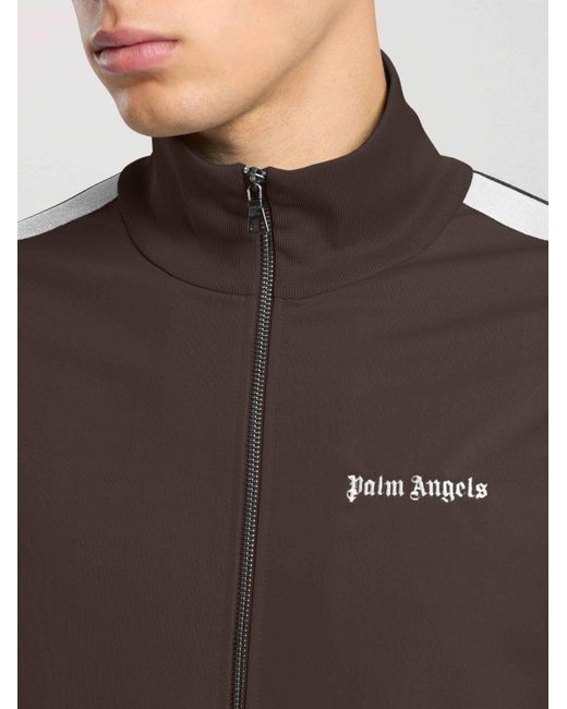 Palm Angels Blue Classic Logo Track Jacket for men