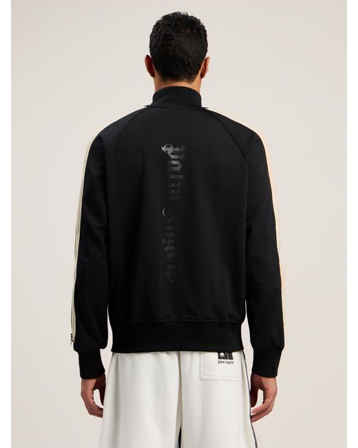 Palm Angels Black Performance Track Jacket for men