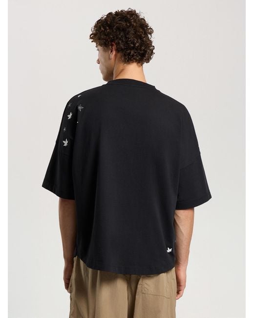 Palm Angels Black Feel High Oversized T-Shirt for men