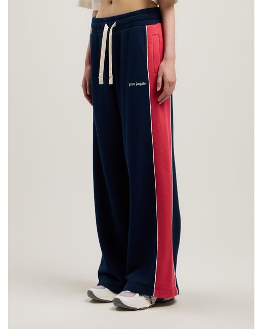 Palm Angels Blue Classic Logo Sweatpants