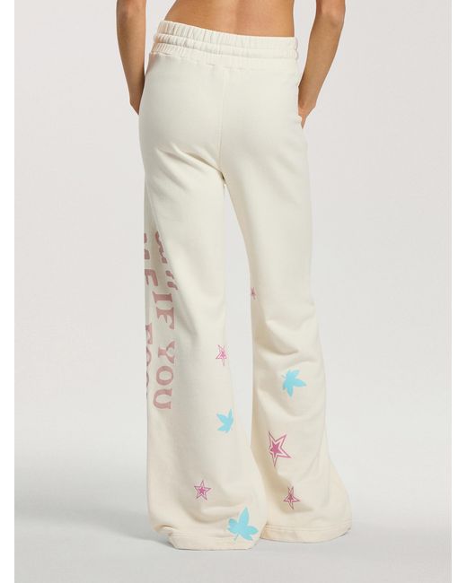 Palm Angels White Feel High Sweatpants