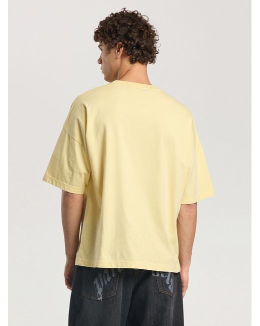 Palm Angels Metallic Vintage Box Logo Loose T-Shirt Light for men