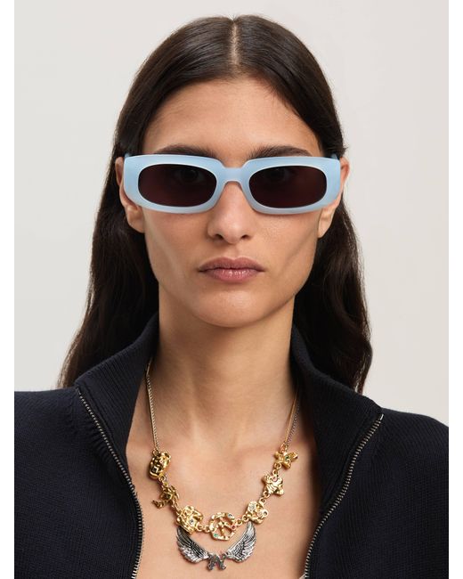 Palm Angels Noah Sunglasses in Blue for Men | Lyst UK