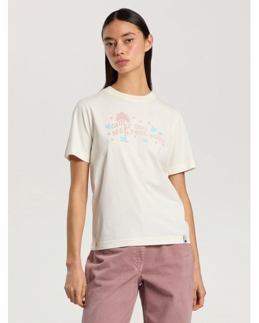 Palm Angels Natural Feel High Regular T-Shirt Off