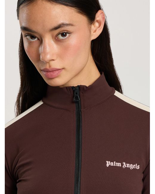 Palm Angels Multicolor Classic Logo Training Jacket Mauve
