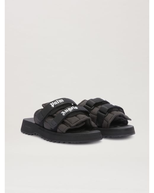 Palm Angels Black X Suicoke Slider for men