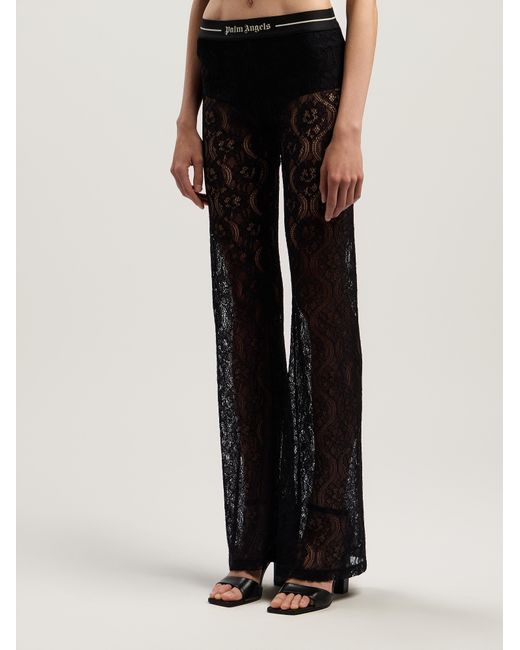 Palm Angels Multicolor Classic Logo Lace Pants