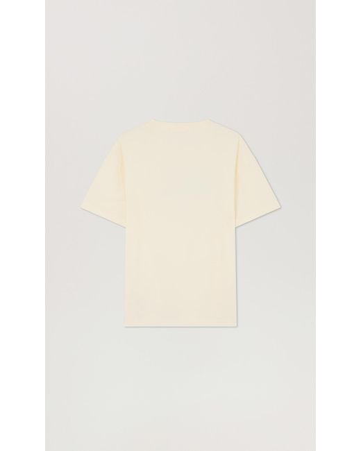 Palm Angels White Palm Island Regular T-Shirt Off for men