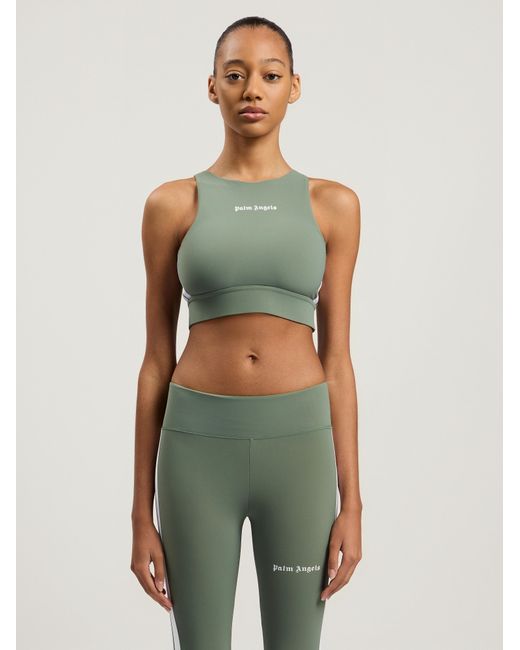 Palm Angels Green Training Track Top