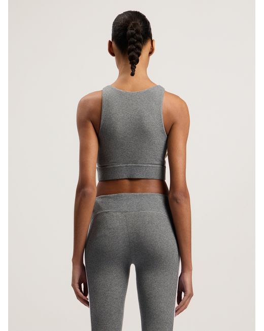 Palm Angels Gray Training Track Top