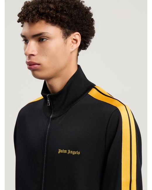Palm Angels Blue Classic Logo Track Jacket for men