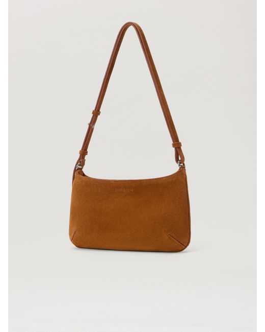 Palm Angels Brown Suede Giorgina Bag