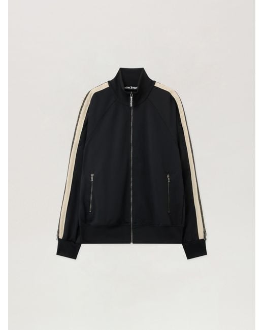 Palm Angels Black Performance Track Jacket for men