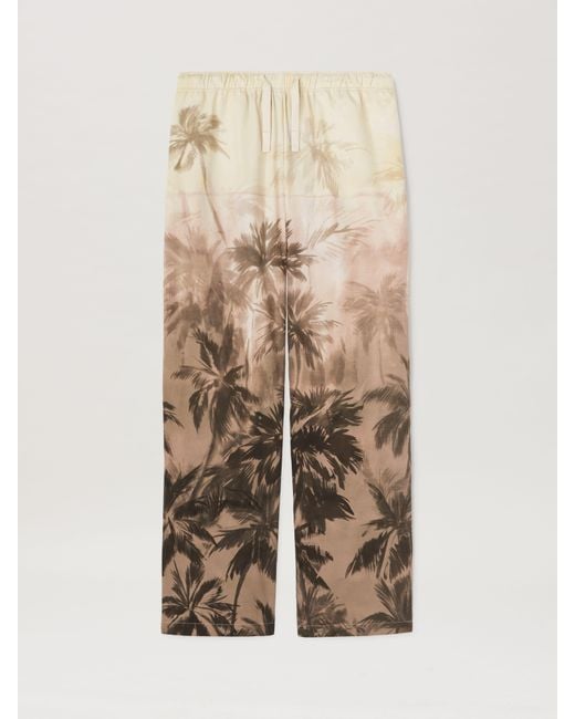 Sunset Palms Pants Uomo di Palm Angels in Natural da Uomo