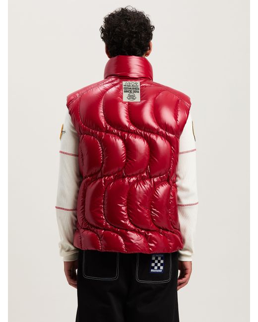 Palm Angels Red Paxmoncler_Gwenyth Vest