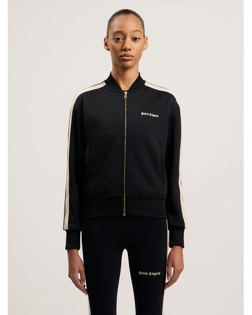 Palm Angels Blue Classic Logo Track Bomber Jacket