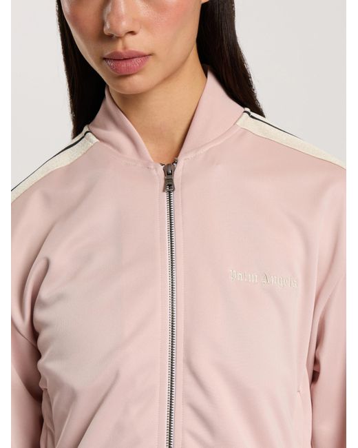 Palm Angels Pink Classic Logo Track Jacket
